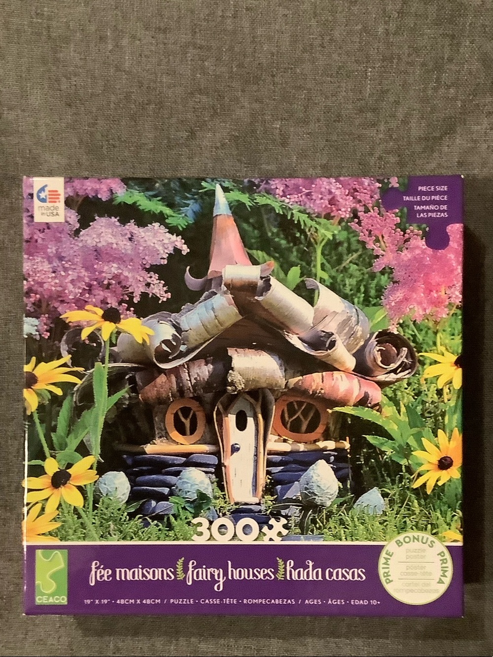 Fairy Houses 300-Piece Jigsaw Puzzle by Ceaco